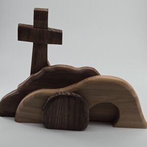 Empty Tomb Resurrection 4 Wood Pieces 9W x 7H